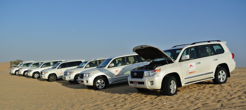 Dune bashing