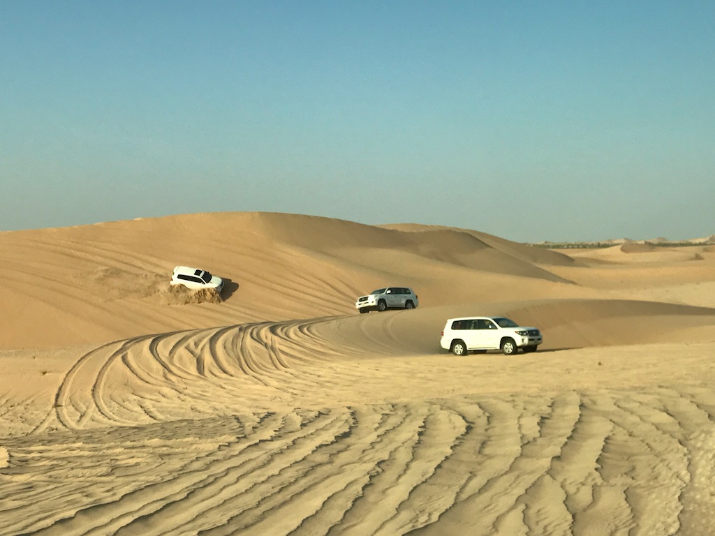 Dune bashing