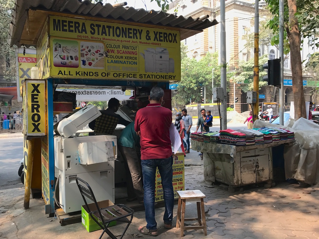 Street photocopy stalls